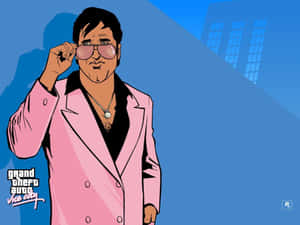Gta Vc Sonny Forelli Blue Wallpaper