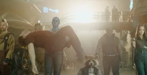 Guardians Team Captured Scene Wallpaper