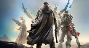 Guardians Unite - Destiny Characters In Action Wallpaper