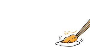 Gudetama Cute Cheeks Wallpaper