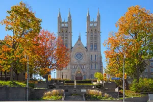 Guelph Church Autumn Season Wallpaper