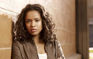 Gugu Mbatha-raw Posing Elegantly At A Photoshoot Wallpaper