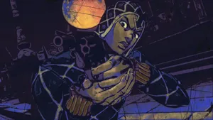 Guido Mista: A Sharpshooter's Stance Wallpaper