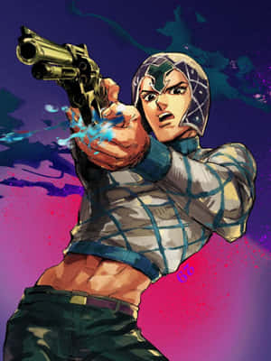 Guido Mista, A Skilled Gunman And Key Member Of Bucciarati's Team In Jojo's Bizarre Adventure. Wallpaper