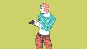 Guido Mista In Action - Jojo's Bizarre Adventure Wallpaper Wallpaper