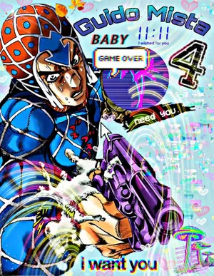 Guido Mista - Intense Gaze Of A Sharpshooter Wallpaper