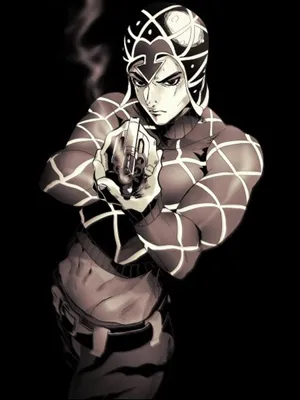 Guido Mista Taking Aim With His Stand, Six Bullets Wallpaper