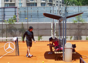 Guillermo Vilas Training In Buenos Aires Wallpaper