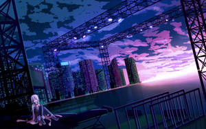 Guilty Crown City View Wallpaper