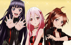 Guilty Crown Girl Characters Wallpaper