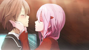 Guilty Crown Kissing Scene Wallpaper