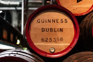 Guinness Barrel Display St James Gate Brewery Wallpaper