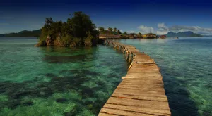 Gulf Of Tomini In Sulawesi Wallpaper