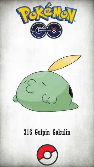 Gulpin Gokulin In The Pokemon Go Cover Wallpaper