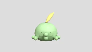 Gulpin In 3d Art Wallpaper