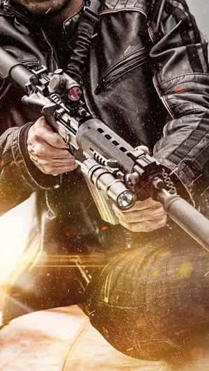 Gun In Battlefield 4 Phone Wallpaper
