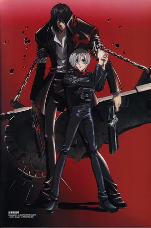 Gungrave Protagonistbrandon Heat In A Powerful Pose Wallpaper