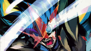 Gurren Lagann's Simon In Action Wallpaper