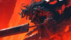 Guts Berserk Armor Battle Wallpaper