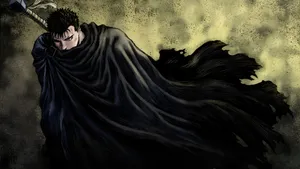 Guts Dark Warrior Pose Wallpaper