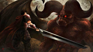 Guts Versus Zodd In Berserk Wallpaper