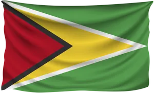Guyana Colorful Flag Wallpaper