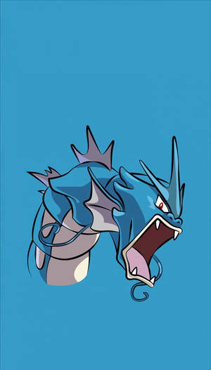 Gyarados Pokemon Gamer Phone Wallpaper