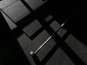 Gym Barbell Shadows Aesthetic Wallpaper