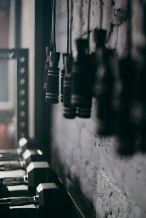 Gym Equipment Aesthetic Blur Wallpaper
