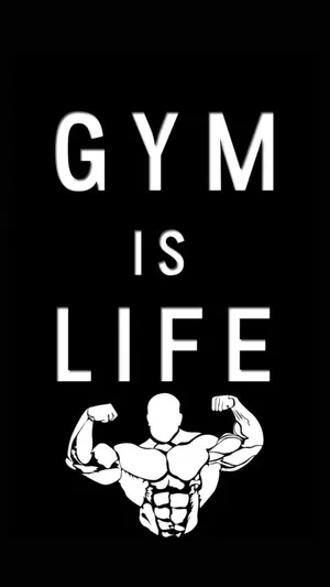 Gym Is Life Motivation Wallpaper