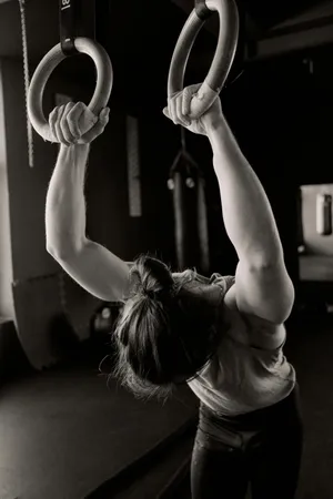 Gymnastic Rings Workout Focus Wallpaper