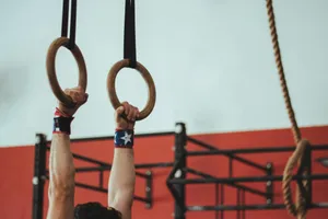 Gymnastic Rings Workout Gym Aesthetic Wallpaper