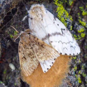 Gypsy Moths Mating Nature Photography Wallpaper