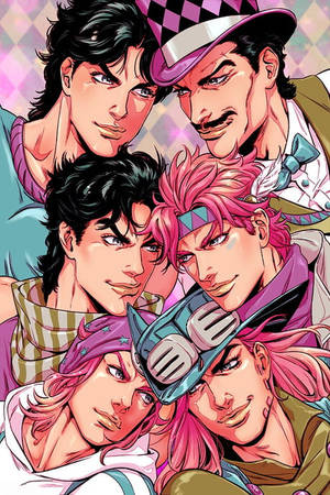 Gyro Zeppeli And Friends Wallpaper