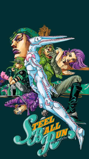 Gyro Zeppeli And Johnny Joestar From Jojo Steel Ball Run Wallpaper