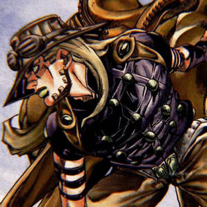 Gyro Zeppeli Side View Wallpaper