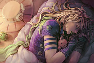 Gyro Zeppeli Sleeping Peacefully Wallpaper