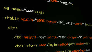 H T M L Code Snippet Dark Background Wallpaper