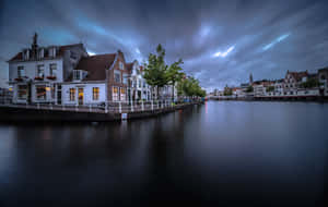 Haarlem Riverfrontat Dusk Wallpaper