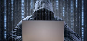 Hacker Going Through Cyber Security Wallpaper