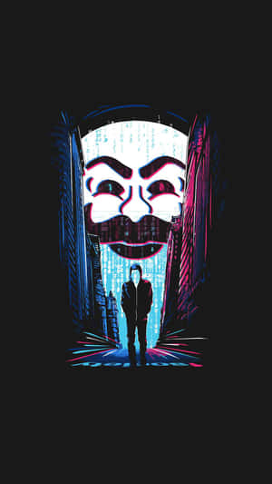 Hackerinthe Shadowsi Phone Wallpaper Wallpaper