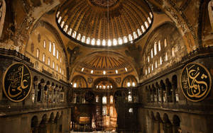 Hagia Sophia From Balcony Wallpaper