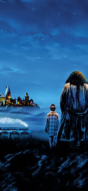 Hagrid And Harry Potter Iphone Wallpaper
