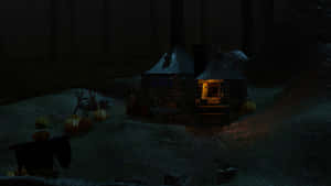 Hagrid's Cozy Hut At Hogwarts School Of Witchcraft And Wizardry Wallpaper
