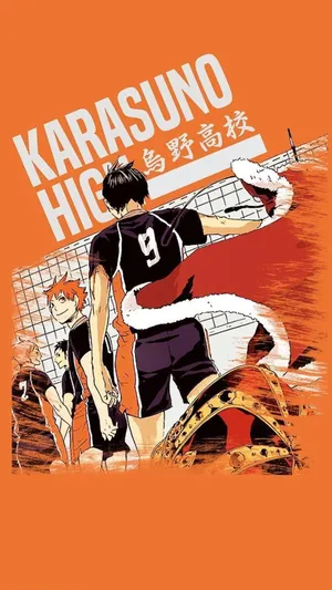 Haikyuu 4k Karasuno High Backs Poster Wallpaper