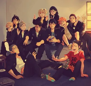 Haikyuu Anime Shoyo & Friend Wallpaper