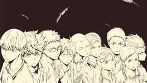 Haikyuu Captains Assemble - Showcasing Team Leaders Wallpaper