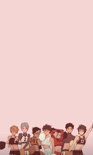 Haikyuu Femboy Style Wallpaper