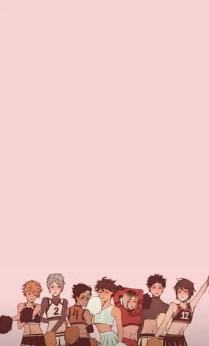 Haikyuu Femboy Style Wallpaper