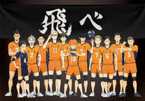 Haikyuu Karasuno Volleyball Team Wallpaper